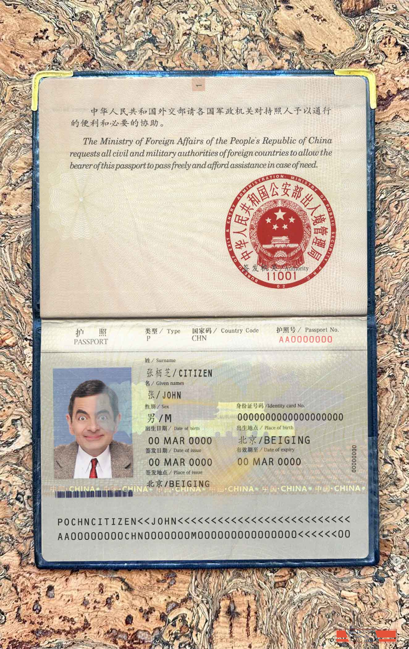 China pass (2007 2009) photo look PSD template